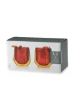 Стакан Viski, whiskey ze szkla V11188, 270 мл, стекло, оранжевый — фото 3