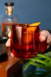 Стакан Viski, whiskey ze szkla V11188, 270 мл, стекло, оранжевый — фото 4