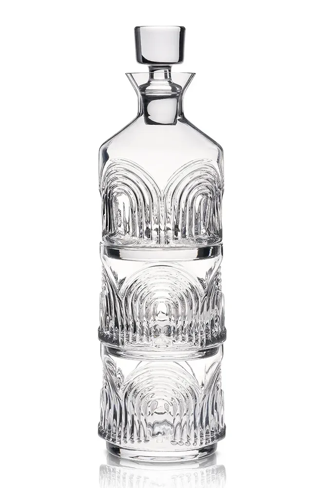 Кувшин Viski, zestawem szklanek do whiskey ze szkla V11279, стекло