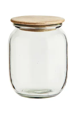 Контейнер для хранения продуктов Madam Stoltz sypkie szkla, стекло, коричневый
